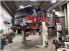Tender 26 Fire Truck Lifted for Maintenance 3