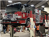 Tender 26 Fire Truck Lifted for Maintenance 4