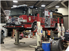 Tender 26 Fire Truck Lifted for Maintenance 1