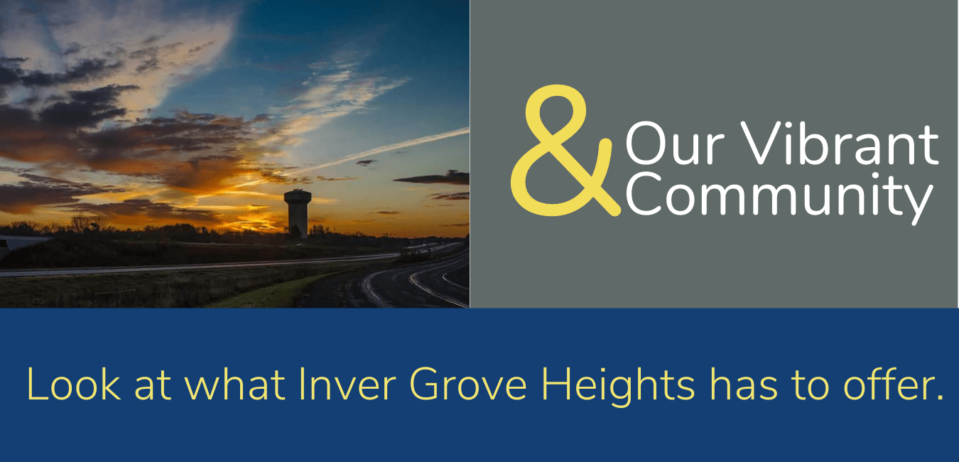 Banner photo that says "Look at what IGH has to offer" with image of water tower at sunset