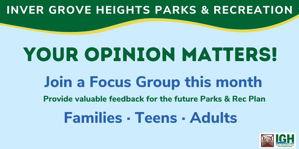 Park Rec Plan Survey and Focus Group Summer 2021 News Flash 1024x512
