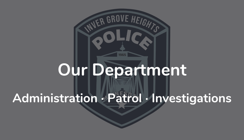 Website thumbnail reading "Our Department"