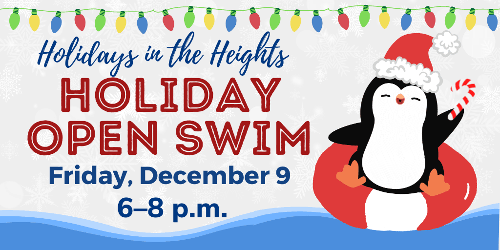 Holiday In the Heights Swim with Santa - Holiday Open Swim