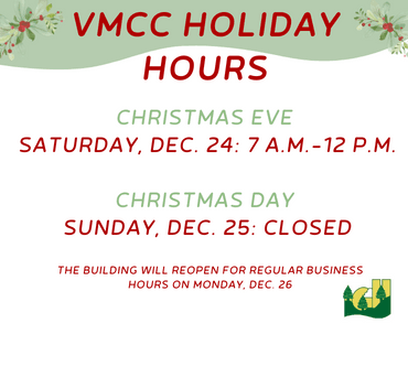 VMCC 2021 Holiday Hours news flash 1024x512px