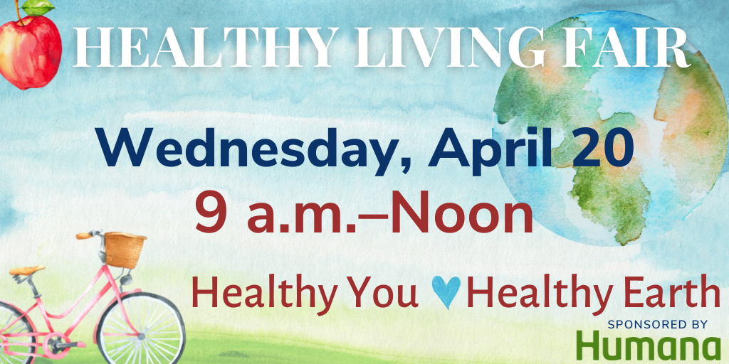 Healthy Living Fair - Earth Day 2022 news flash 1024x512px