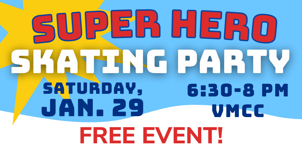 Super Hero Skating Party news flash 1024x512px