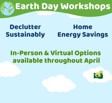 Earth Day Workshops news flash 370x342px