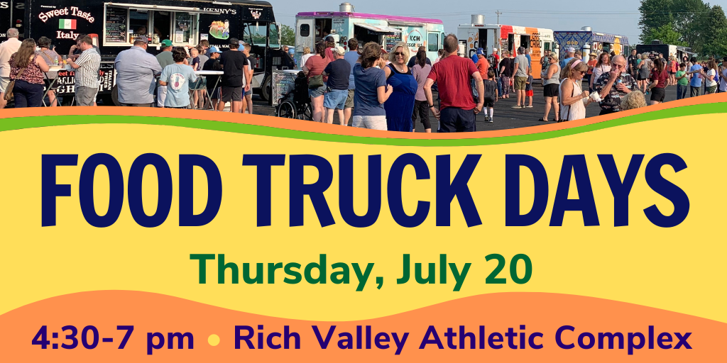 Food Truck Days - JULY EVENT news flash 1024x512px