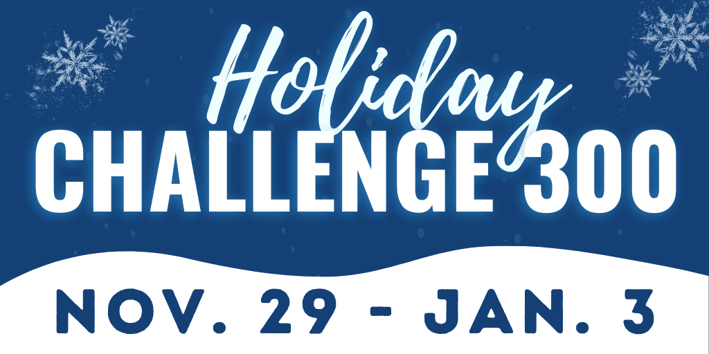 graphic with running, biking, and swimming for champions challenge