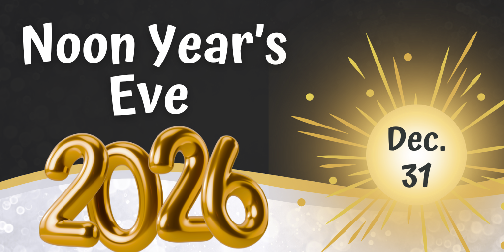 Noon year's eve 2026 on December 31