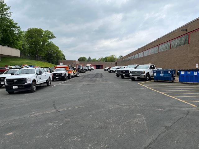 Parking Area Behind Facility
