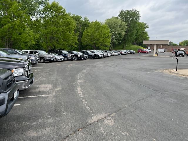 Employee Vehicles Parked