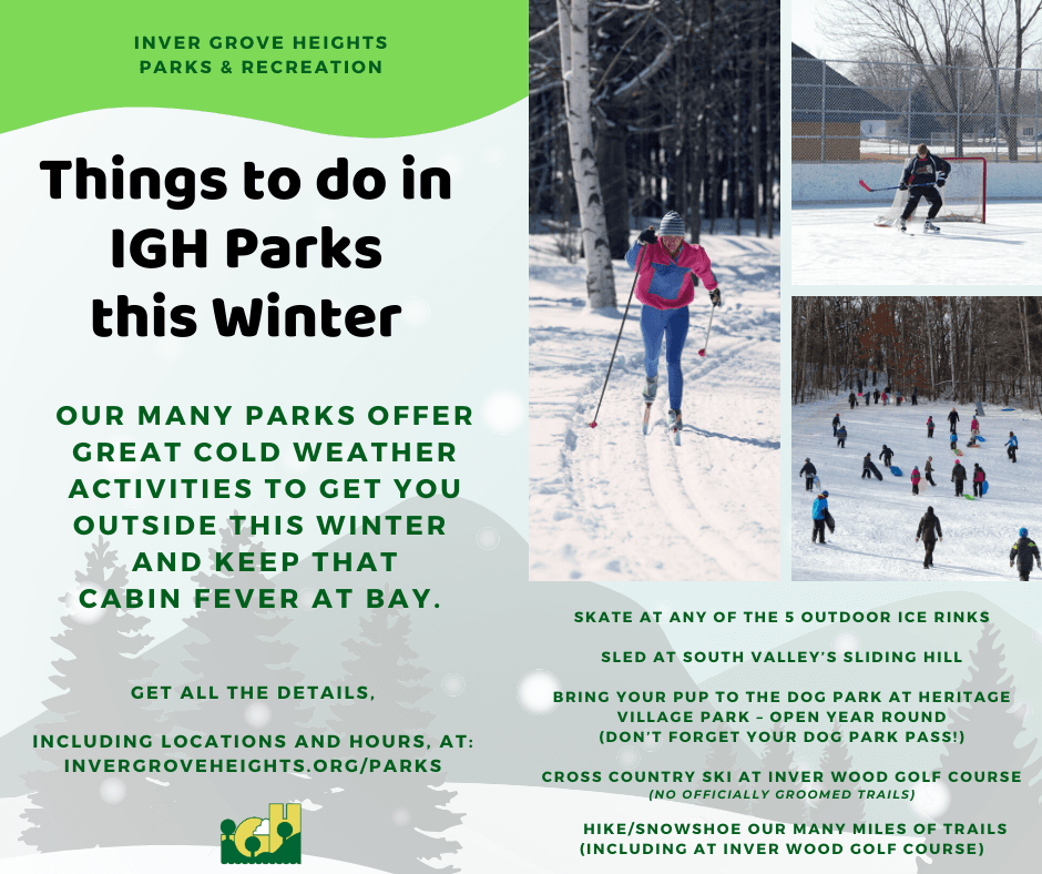 Winter - Things to do in the Parks - Social Media Graphic - FINAL