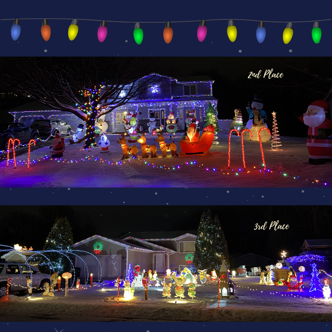 Winners Announced Social Media second and third place