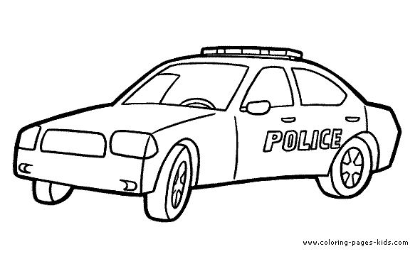 N2U Squad Car Coloring page Opens in new window