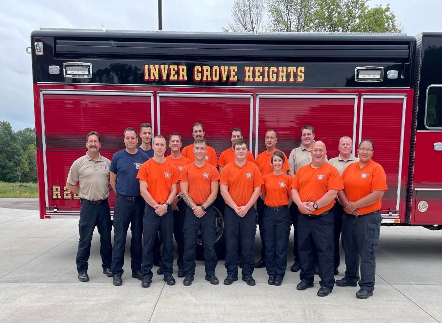 Northern Dakota Training Academy Fire Recruits