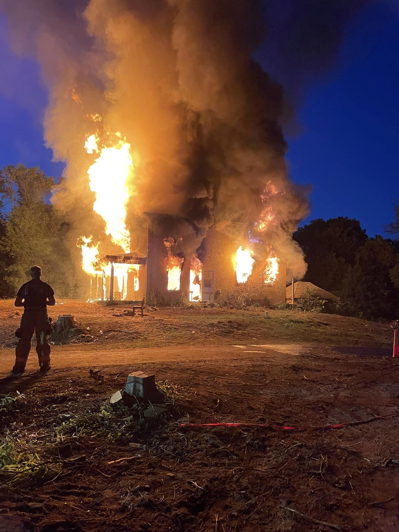 fire house burining - training 3