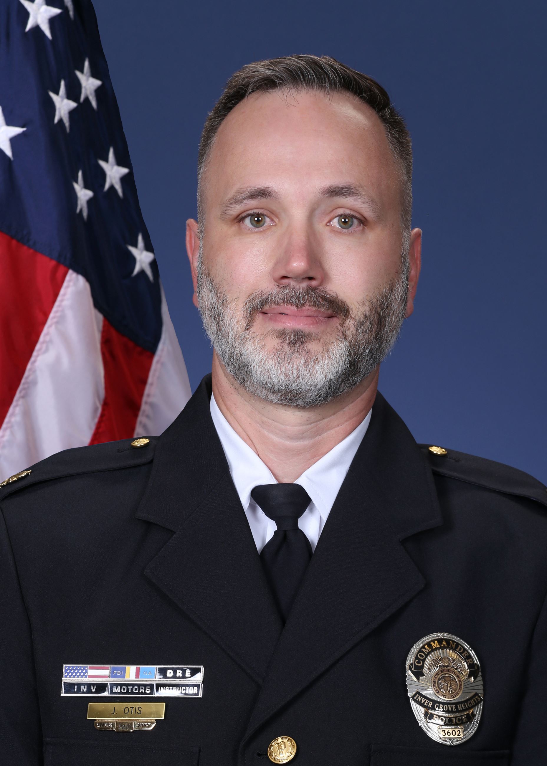 Headshot photo of IGH PD Commander Josh Otis