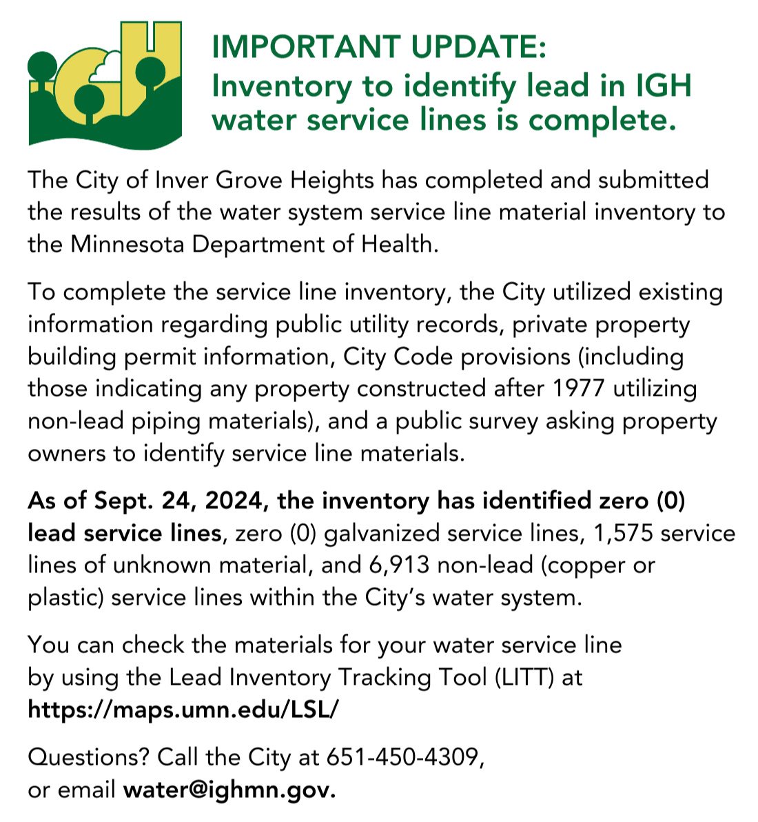 Water Pipe Test Postcard - Pg 1