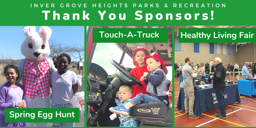 Thank You Sponsors Slideshow Spring Events